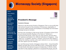 Tablet Screenshot of microscopy.org.sg