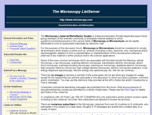 Tablet Screenshot of microscopy.com