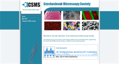 Desktop Screenshot of microscopy.cz