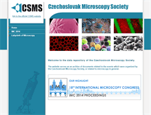 Tablet Screenshot of microscopy.cz