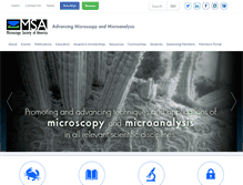 Tablet Screenshot of microscopy.org